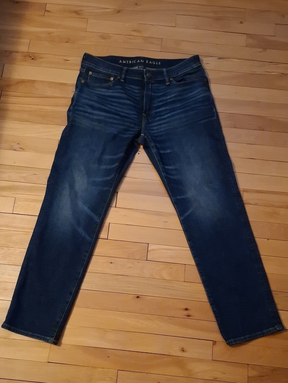 American Eagle Outfitters Men's Indigo Slim Straight Jeans